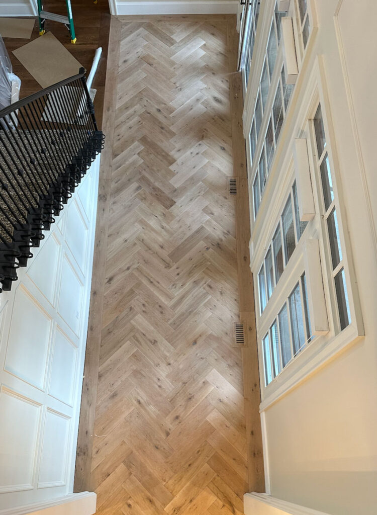 Hardwood floor installation Connecticut — recent project photo