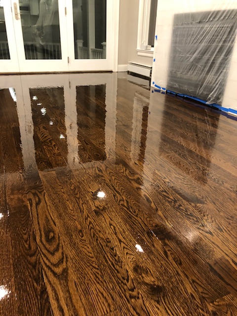 Vinyl flooring kitchen Connecticut — interior with new floors